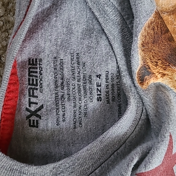 Set of shirt + shorts size 4, grey for kids - Picture 4 of 6